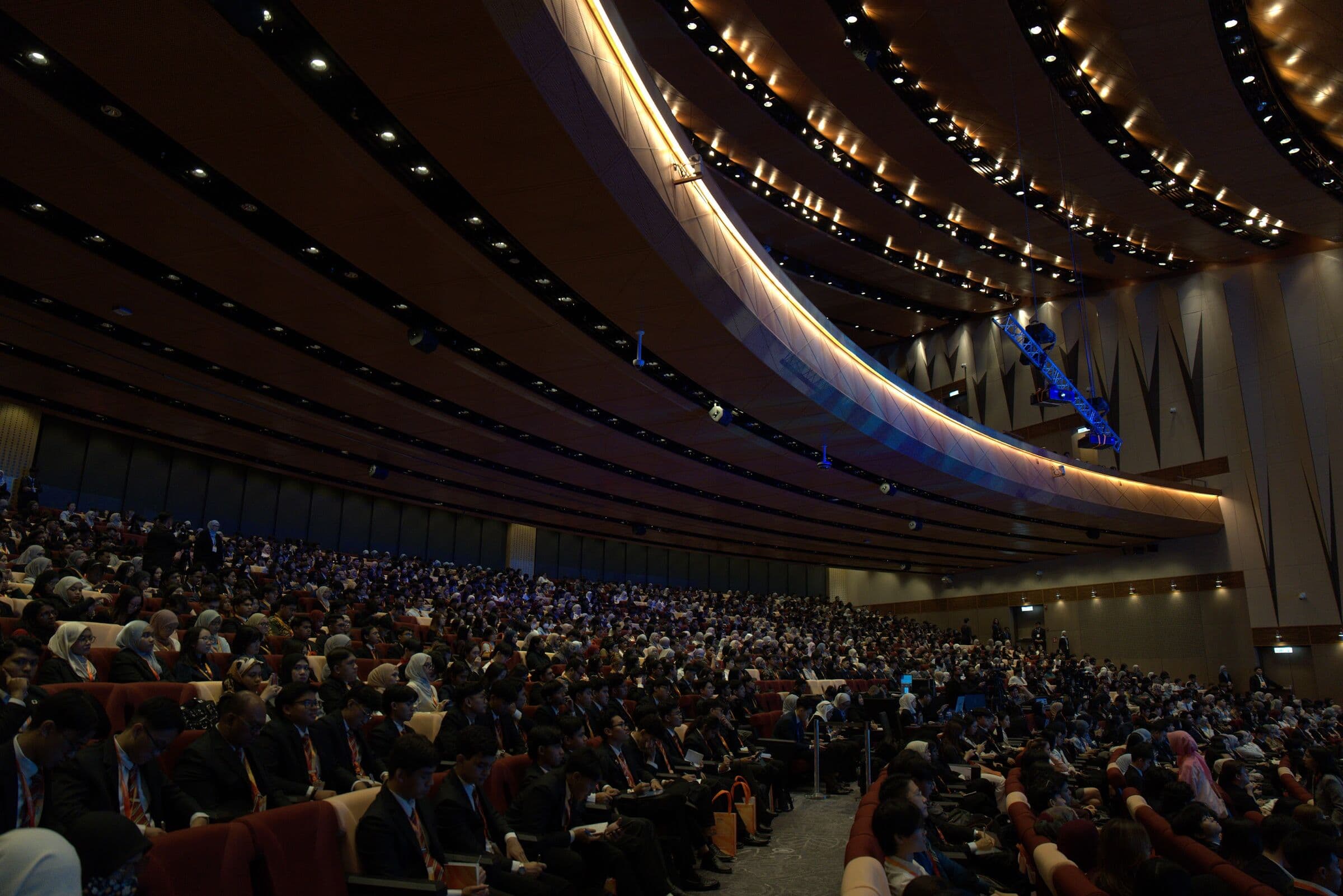 A full plenary hall at the Kuala Lumpur Convention Centre during the Youth Economic Forum 2026